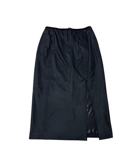 Slit Zip Design Tight Skirt BK