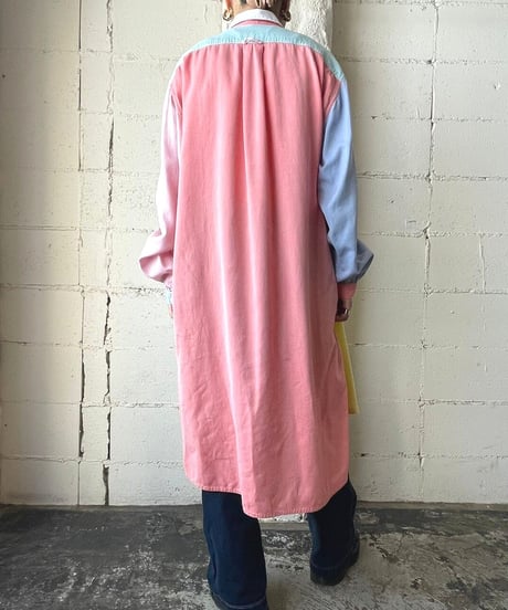 Patchwork Long Shirt YEBLRE