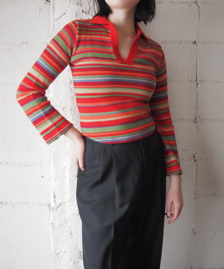 Max&Co. Multicolor Striped Knit REORGN