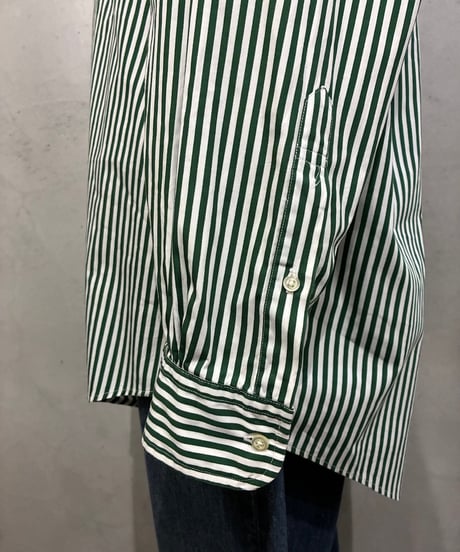 Brooks Brothers Cotton Stripe L/S Shirt WH GN