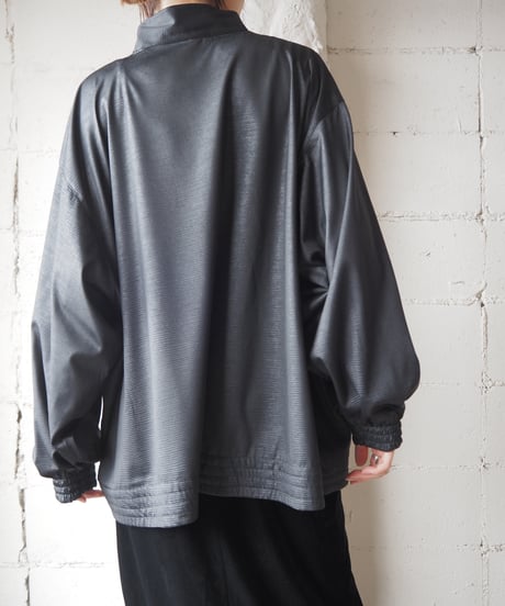 Gather Cuffs Volume sleeve Shirt BK