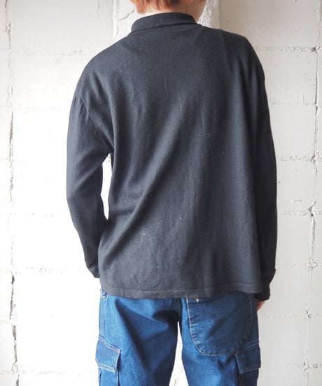 agnes b. Polo Knit BK