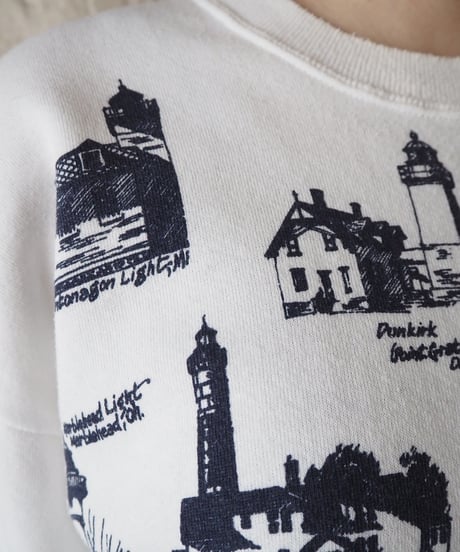 Light House Pattern Sweat WHNV