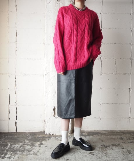 Limited Express Cable Mohair Sweater PI