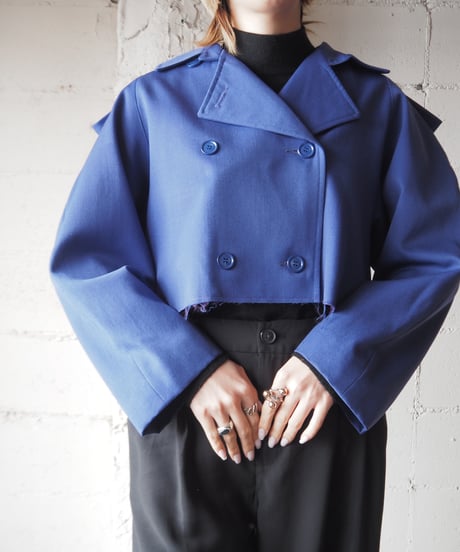 REMAKE Short Trench Jacket PUR