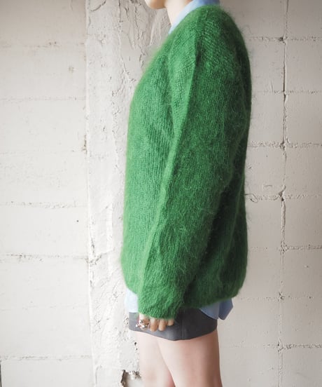 Plane Mohair  Knit GN