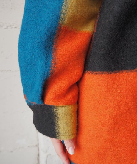 Desigual Colorful Wool Coat ORBLYE