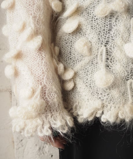 Looped Design Low Gauge Knit WH