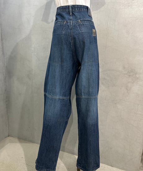 MARITHÉ FRANÇOIS GIRBAUD Switching Design Denim Pants (W35) BL