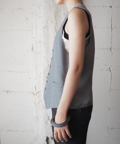 Back Satin Vest GR