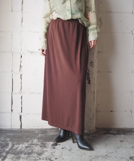 Made in USA Long Tight Easy Skirt BR