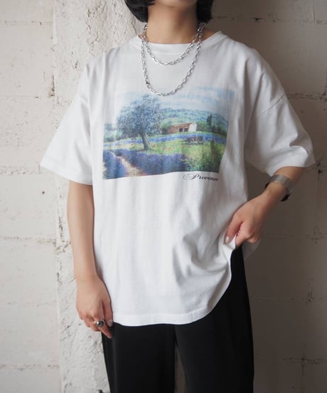 Provence Print Tee WH