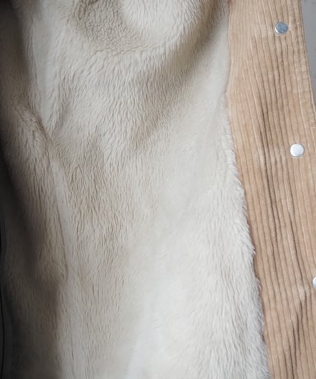 Waist Gather Corduroy Coat BE