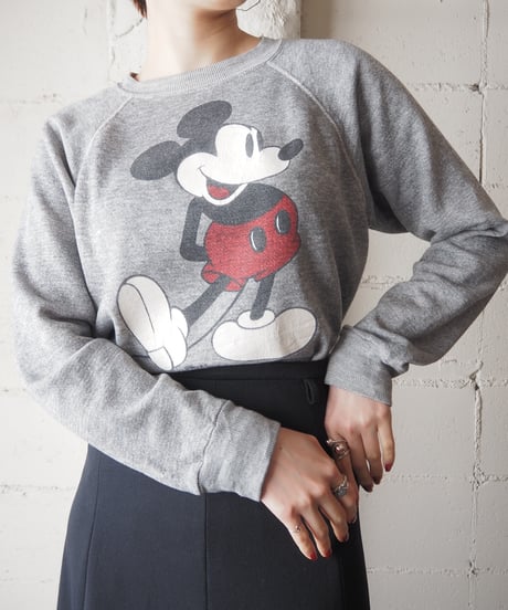 Old Mickey Print Sweat GR