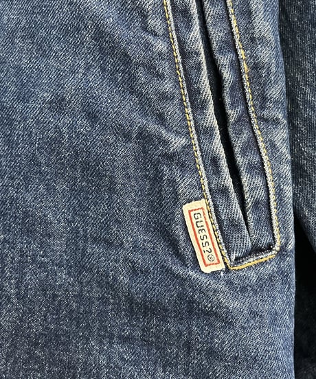 GEORGES MARCIANO Double Brest Denim Coat BL