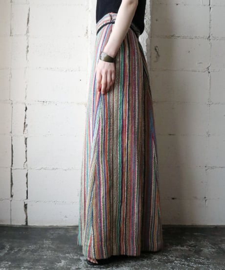 1960~70's Multi Color Long Skirt