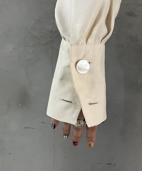 Max Mara Open Collar Silk Shirt IV