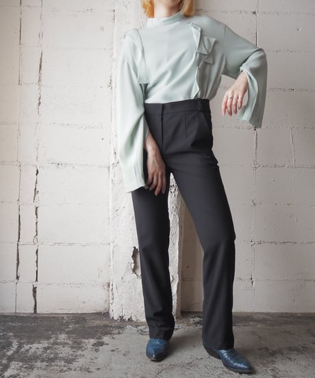 TOGA PULLA Frill Design Shirt LGN