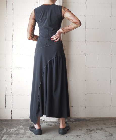 MARITHÉ FRANÇOIS GIRBAUD Sleeveless Design Dress BK