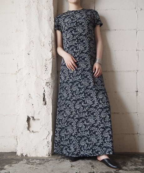 Ralph Lauren Flower Pattern Silk Dress