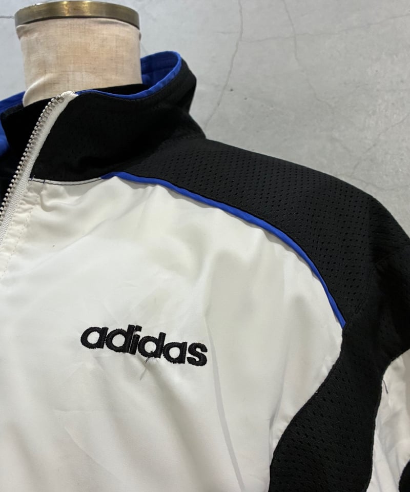 adidas 90's Nylon Track Jacket WH BK | Orfeo