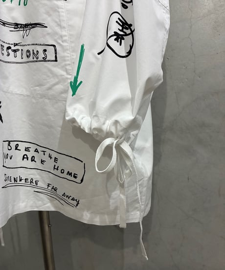 DIESEL Scribble Graphics Smock Dress WH