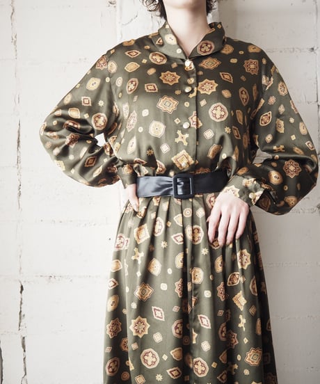 Pattern Shirt Dress GNBE