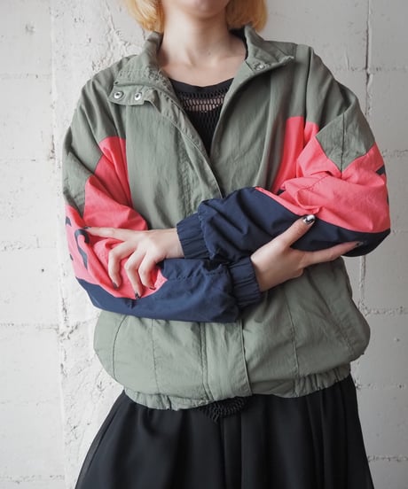 adidas Tricolor Stand Collar Nylon Jacket KANVPI