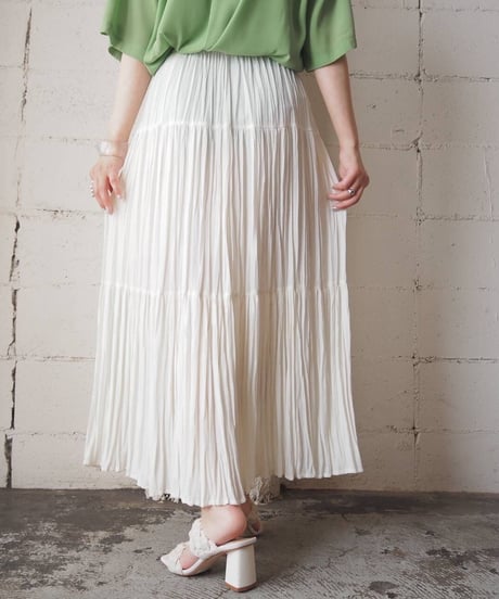 1990's Tiered Easy Skirt WH