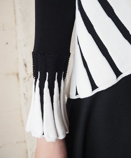 Shawl Collar Stripe Cardigan BKWH