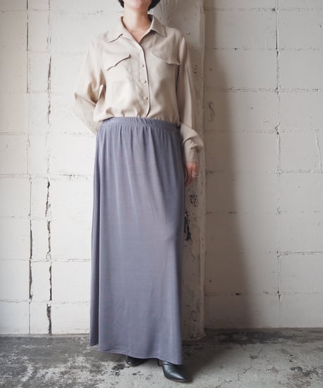 Open Collar Silk Shirt BE
