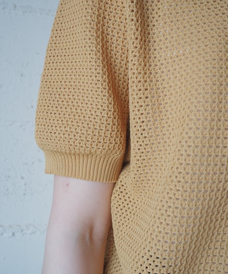 1970's Mesh Knit Polo YE