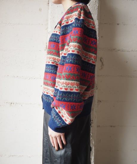 Pattern Knit Cardigan RENV