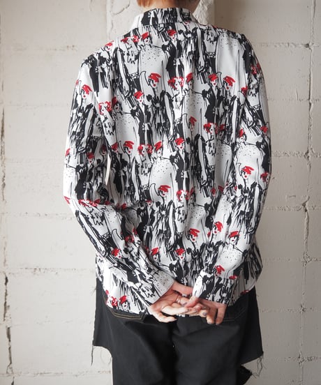 KARL LAGERFELD People Pattern Shirt WHBKRE