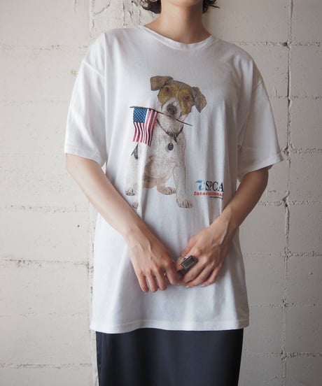 Dog Print Tee WH