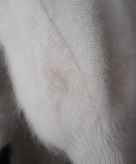 Angora Mix Off Turtle Knit WH