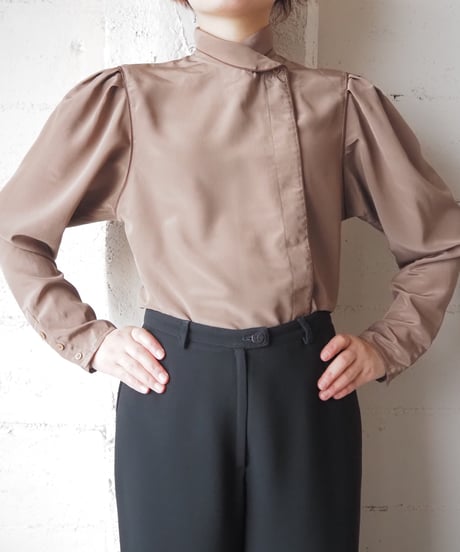 Piping Design Fly Front Shirt BR