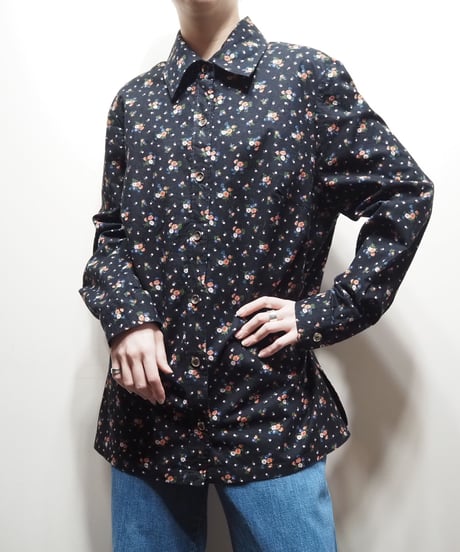 Flower Pattern Shirt BK