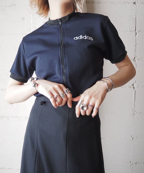 adidas Zip Up S/S Tops BK