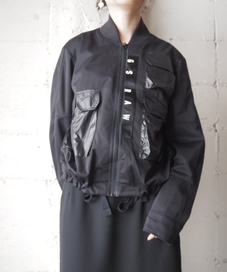 G-STAR RAW Design Pocket Zip Up Jacket BK