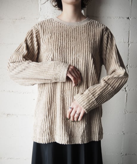 Pullover Corduroy Tops BE