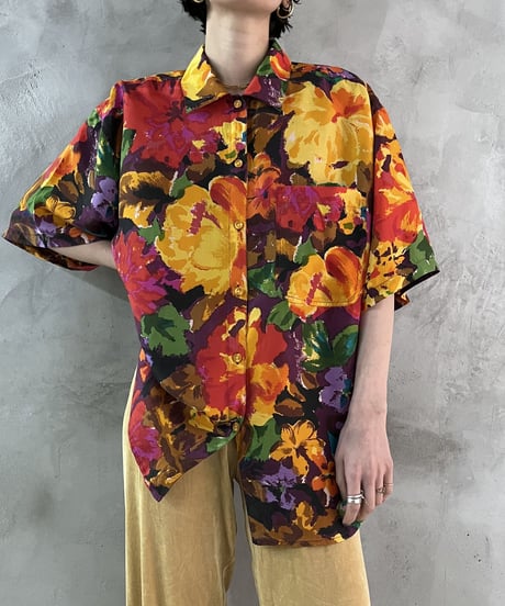 Flower Pattern S/S Shirts REPUR