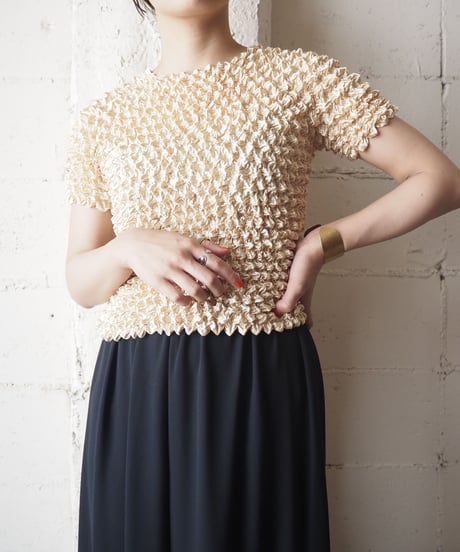 Short Sleeve Popcorn Tops BE