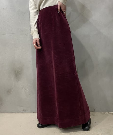 Corduroy Tight Skirt BUR