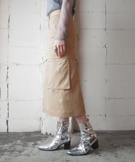 BIMBA Y LOLA Zip Separate Tight Skirt BE