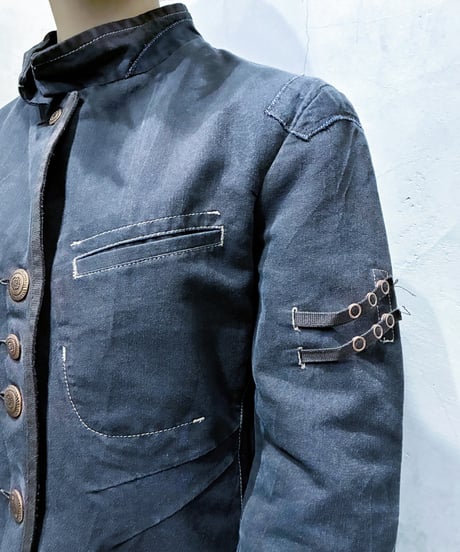 Marithé + François Girbaud Stand Collar Design Jacket BK