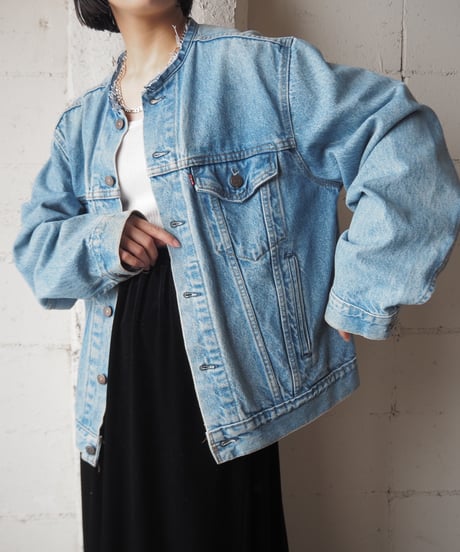 REMAKE Levi‘s Collarless Denim Jacket LBL