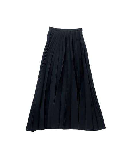 Pleated Long Skirt BK
