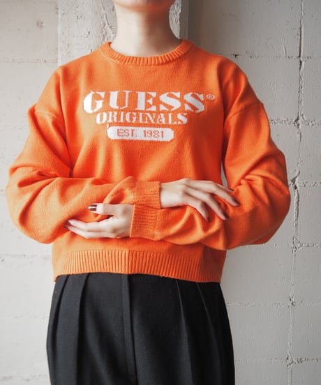 GUESS Logo Sweater OR