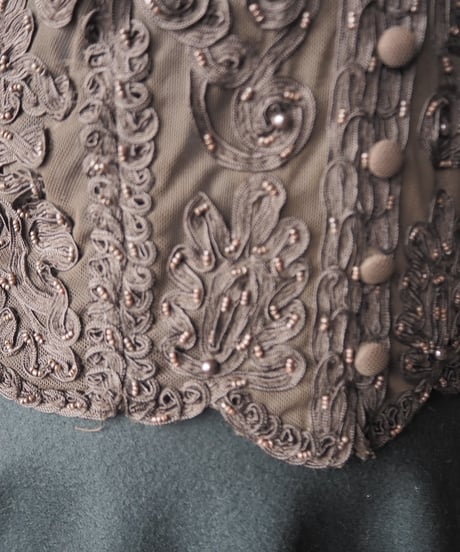 Beads Embroidery Design Shirt BR